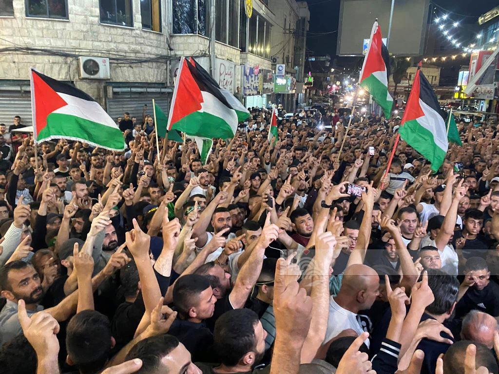 جانب من المسيرة (تصوير: ثائر أبو بكر/وفا)